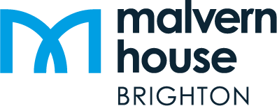 The logo of Malvern House Language schools in Brighton.