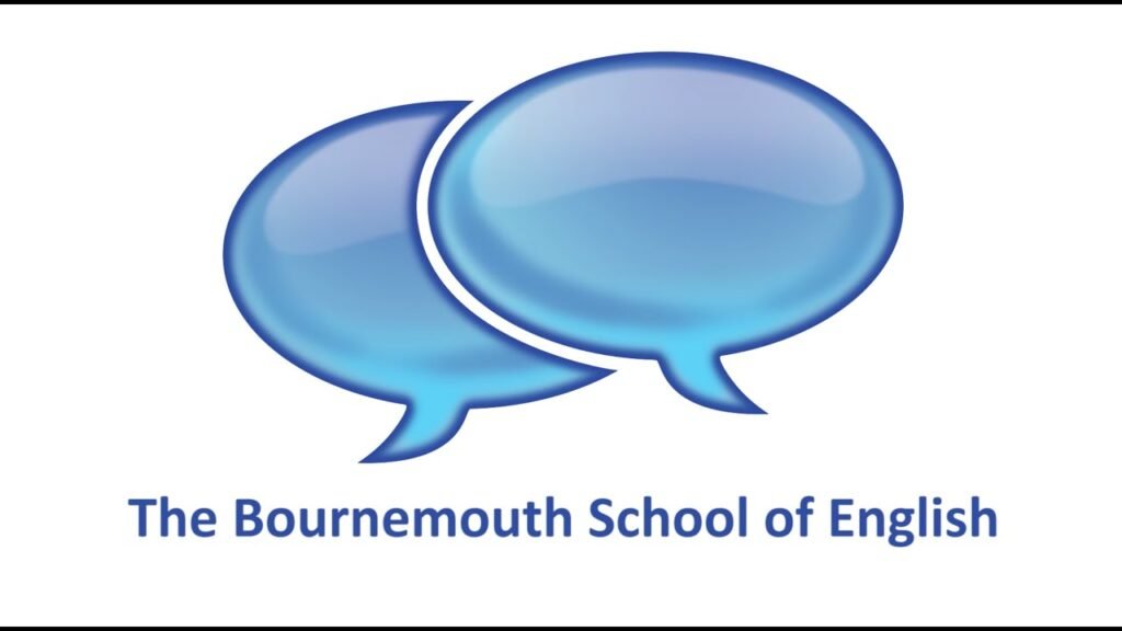 The logo of The Bournemouth School of English in Bournemouth.