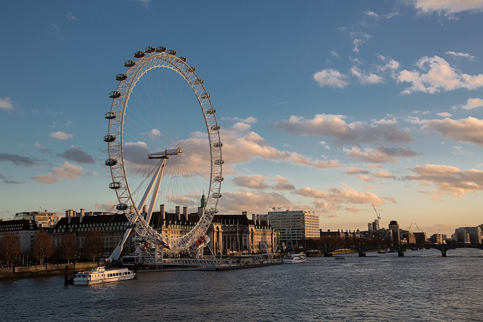 A nice view of London Eye.