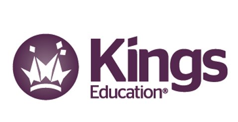 The logo of Kings Education language schools.