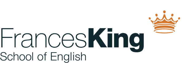 The logo of Frances King language schools in London.