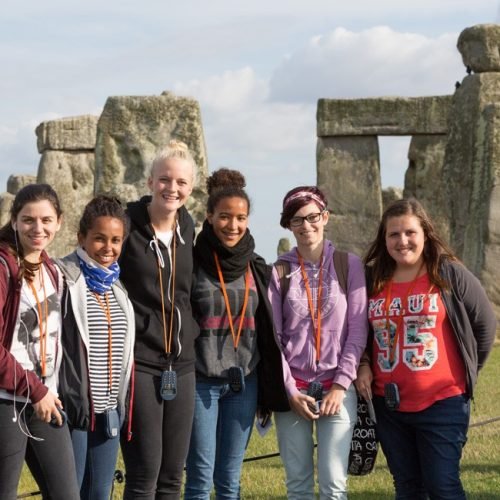 Students from Cavendish School of English in summer camp.