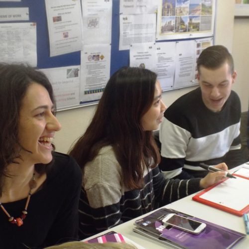 Students from CES summer schools in Leeds.