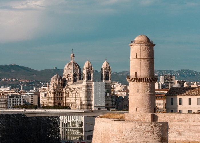 Charming cityscape in France featuring historic architecture and cultural landmarks.