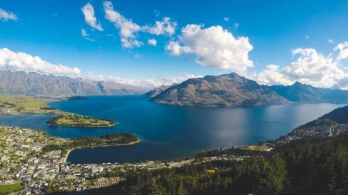 Captivating image of New Zealand's nature, showcasing picturesque landscapes, vibrant greenery, and serene beauty.