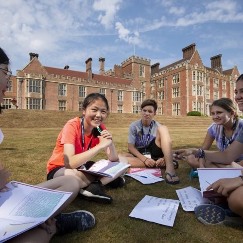 Students of Oxford International summer camps in Benenden.